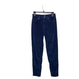 Urban Outfitters BDG Blue Corduroy Mom High Rise Jeans Size 25 Fall Winter